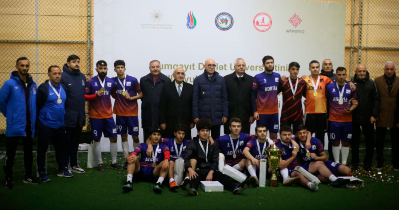 Tələbələr arasında minifutbol üzrə çempionat başa çatıb