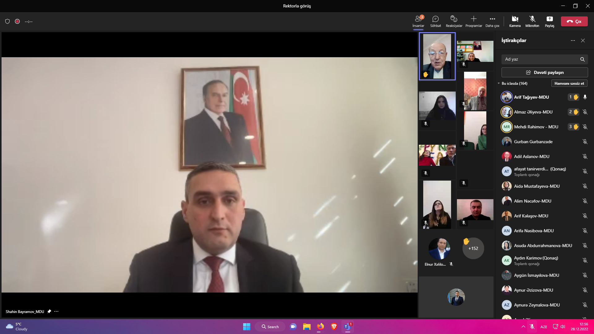 MDU kollektivi ilə görüş keçirilib-FOTO