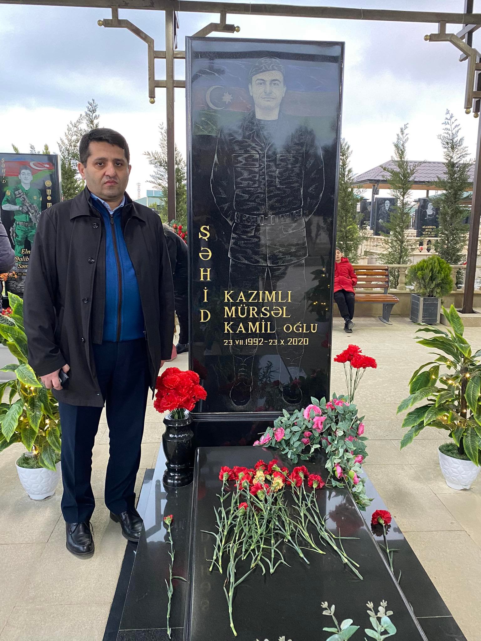 UNEC-in şəhid məzunu Mürsəl Kazımlının ailəsi ziyarət edilib