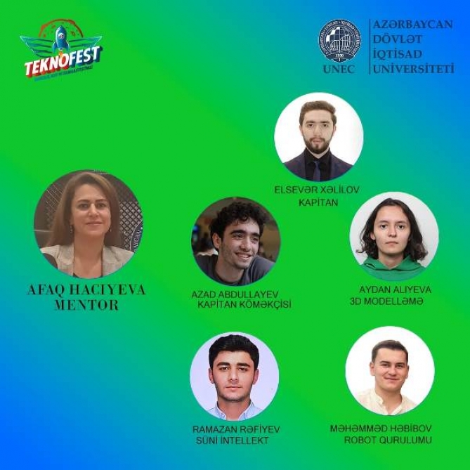 UNEC-in 5 komandası “Texnofest-2023”ün II mərhələsinə vəsiqə qazanıb
