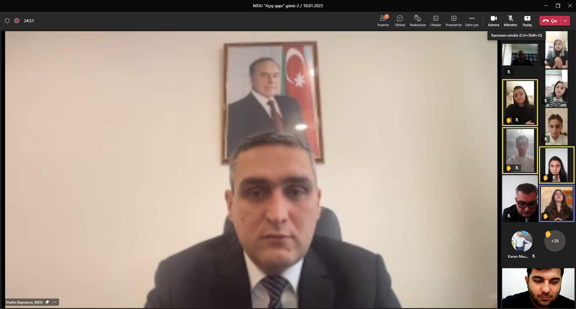 Mingəçevir Dövlət Universitetində növbəti “Açıq qapı” günü keçirilib