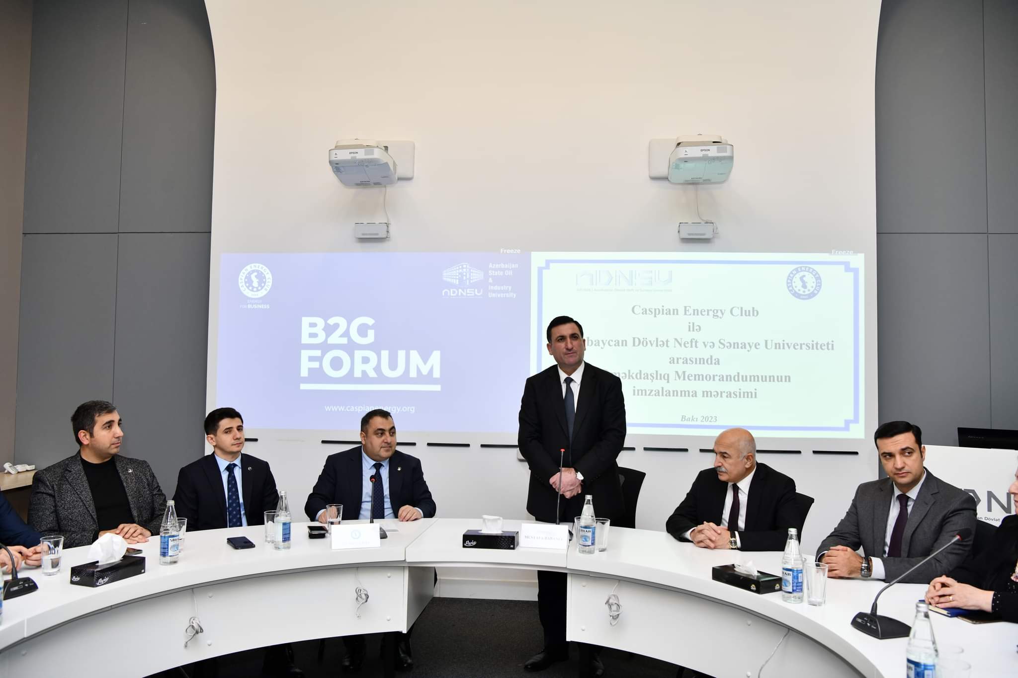 ADNSU ilə “Caspian Energy Club” arasında Memorandum imzalanıb