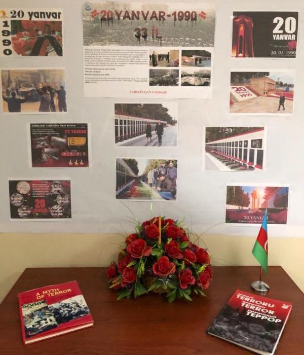 UNEC-də “20 Yanvar - Ümumxalq hüzn günü” adlı virtual sərgi keçirilib