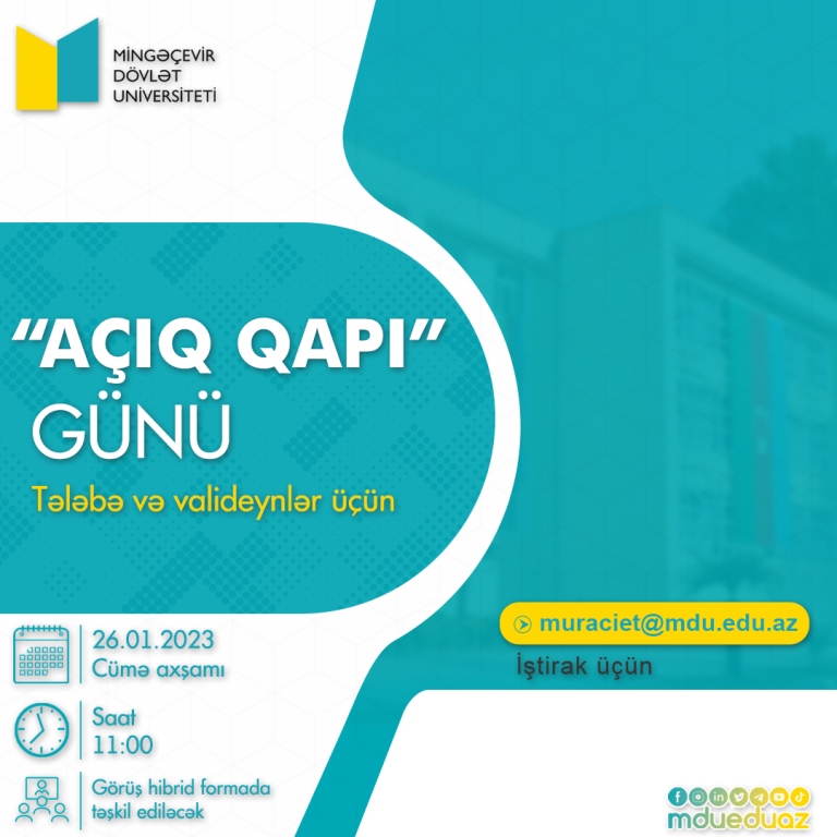 Növbəti “Açıq qapı” günü keçiriləcək