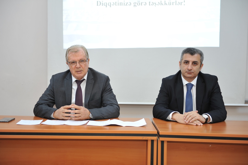 BMU-da ECAR layihəsi çərçivəsində Belçikada keçirilən təlimlə bağlı məlumatlandırma tədbiri