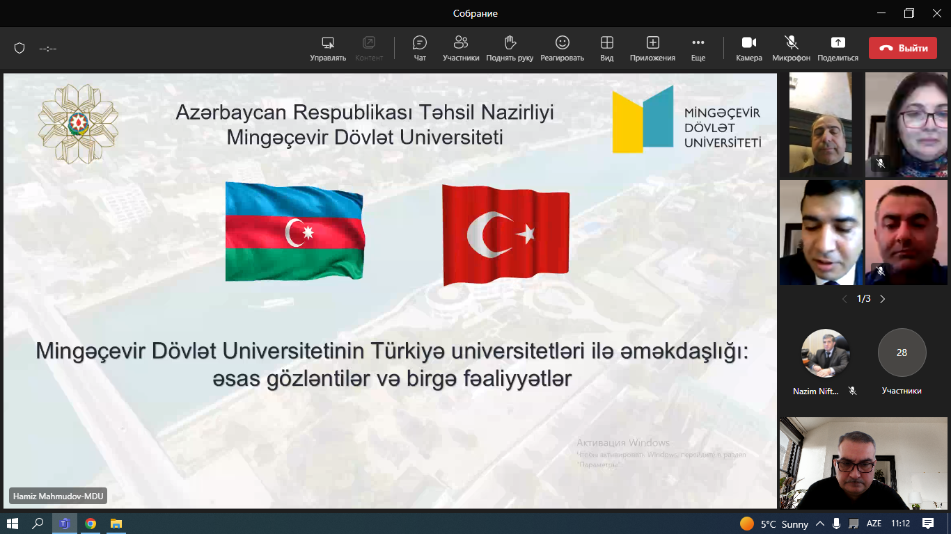 MDU Türkiyə Universiteti ilə əməkdaşlıq edəcək