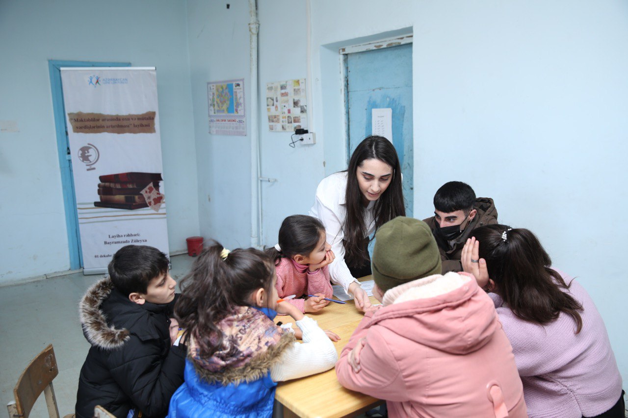 Kənd məktəbində “Ən yaxşı oxucu” müsabiqəsi keçirilib