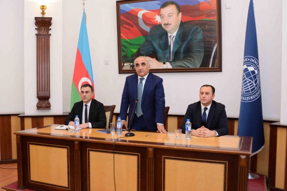 Türk dünyası iqtisad fakültəsinin dekanı UNEC-ə gəldi