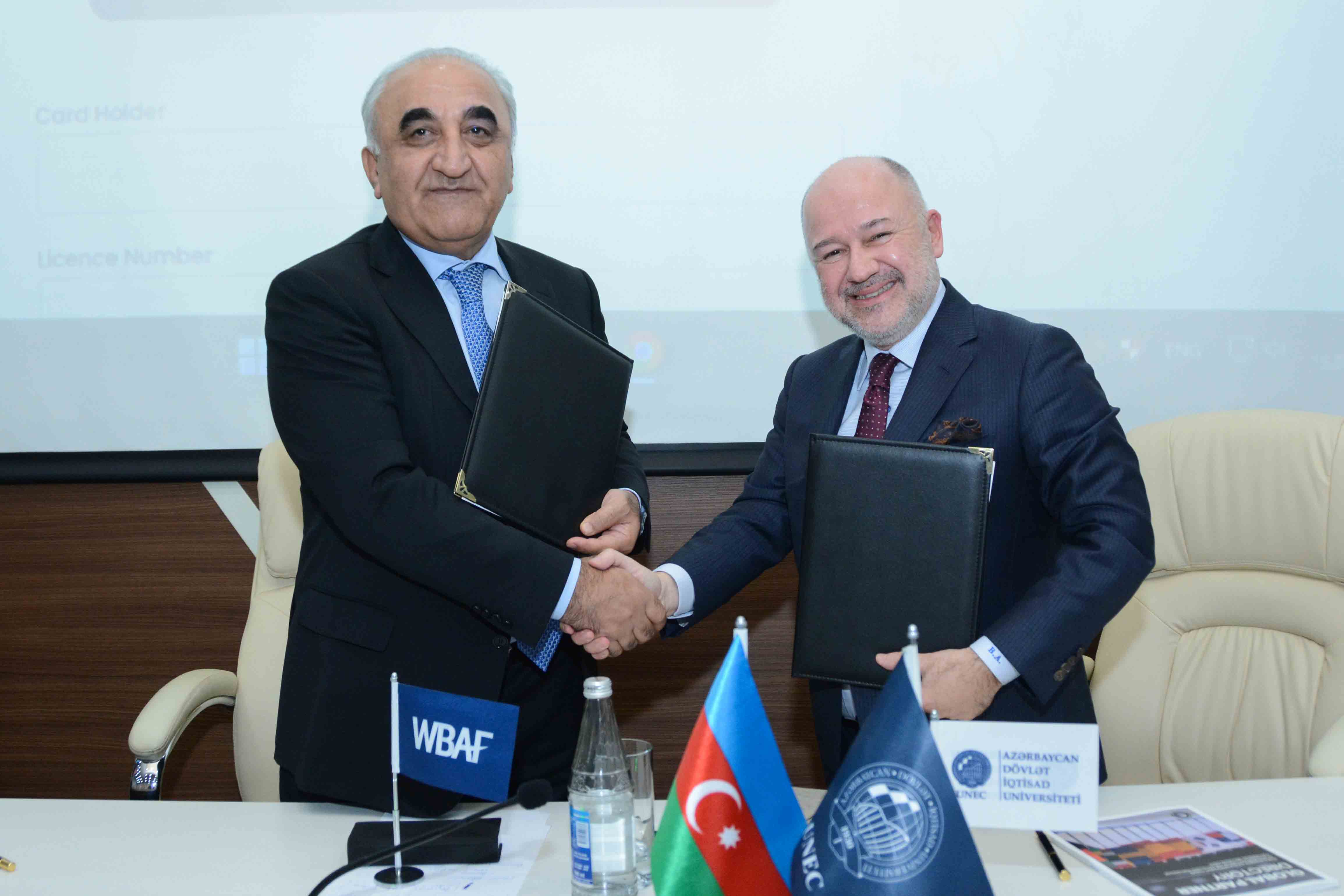 UNEC Dünya Biznes Mələkləri İnvestisiya Forumunun partnyoru oldu