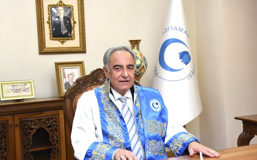 Adıyamanlı rektor: “Bu matəmli günlərdə ilk dəstəyi Azərbaycandan aldıq”