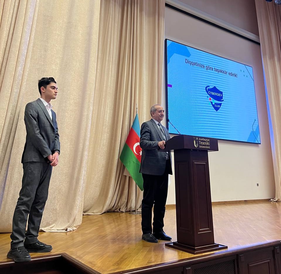 AzTU-da “CyberDEV” tələbə klubunun təqdimatı keçirilib