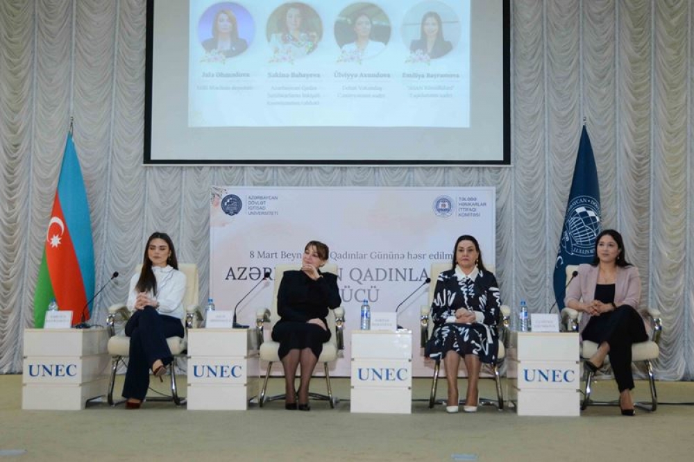 “Azərbaycan qadınlarının gücü” - UNEC-də tədbir
