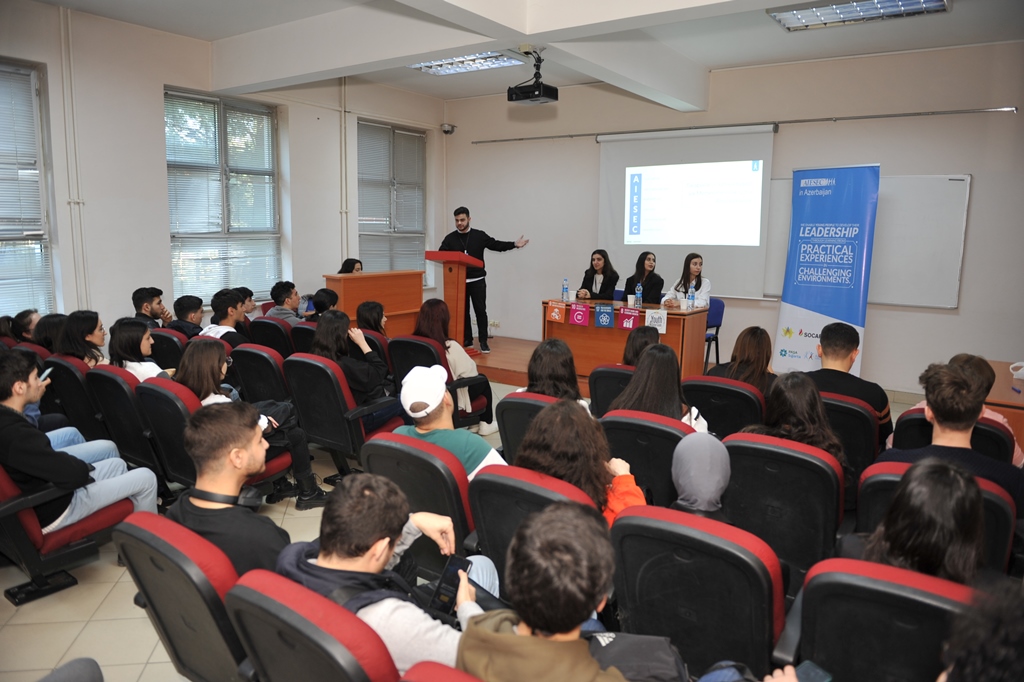 BMU tələbələri “AIESEC” təcrübəsi haqda məlumatlandırılıb