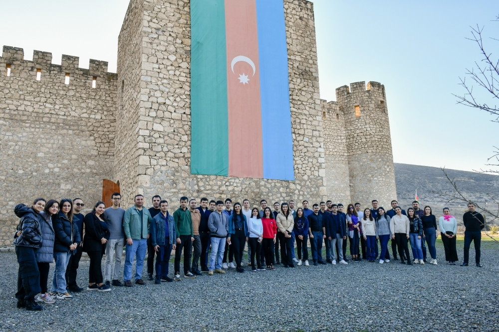 Gənc diplomatlar Ağdamda səfərdə olublar