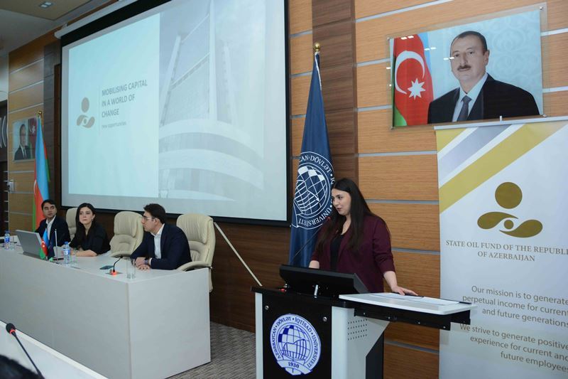 Neft Fondu UNEC tələbələri üçün təqdimat keçirib