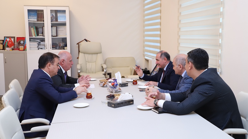 Türkiyənin Qafqaz (Qars) Universiteti rəsmiləri LDU-da - FOTOLAR