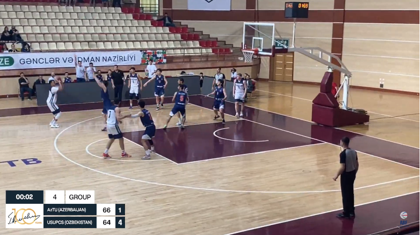 AzTU basketbol komandası Özbəkistan təmsilçilərinə qalib gəlib