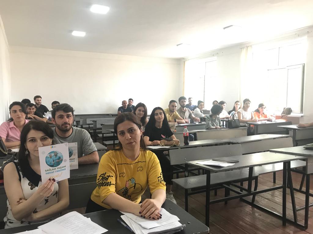 Universitetdə sağlamlıqla bağlı tədbirlər keçirilib