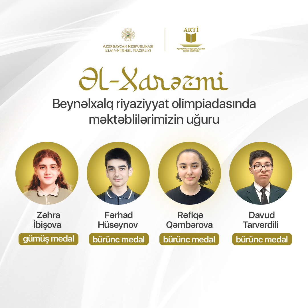 Məktəblilərimiz Beynəlxalq Riyaziyyat Olimpiadasında uğurla çıxış ediblər