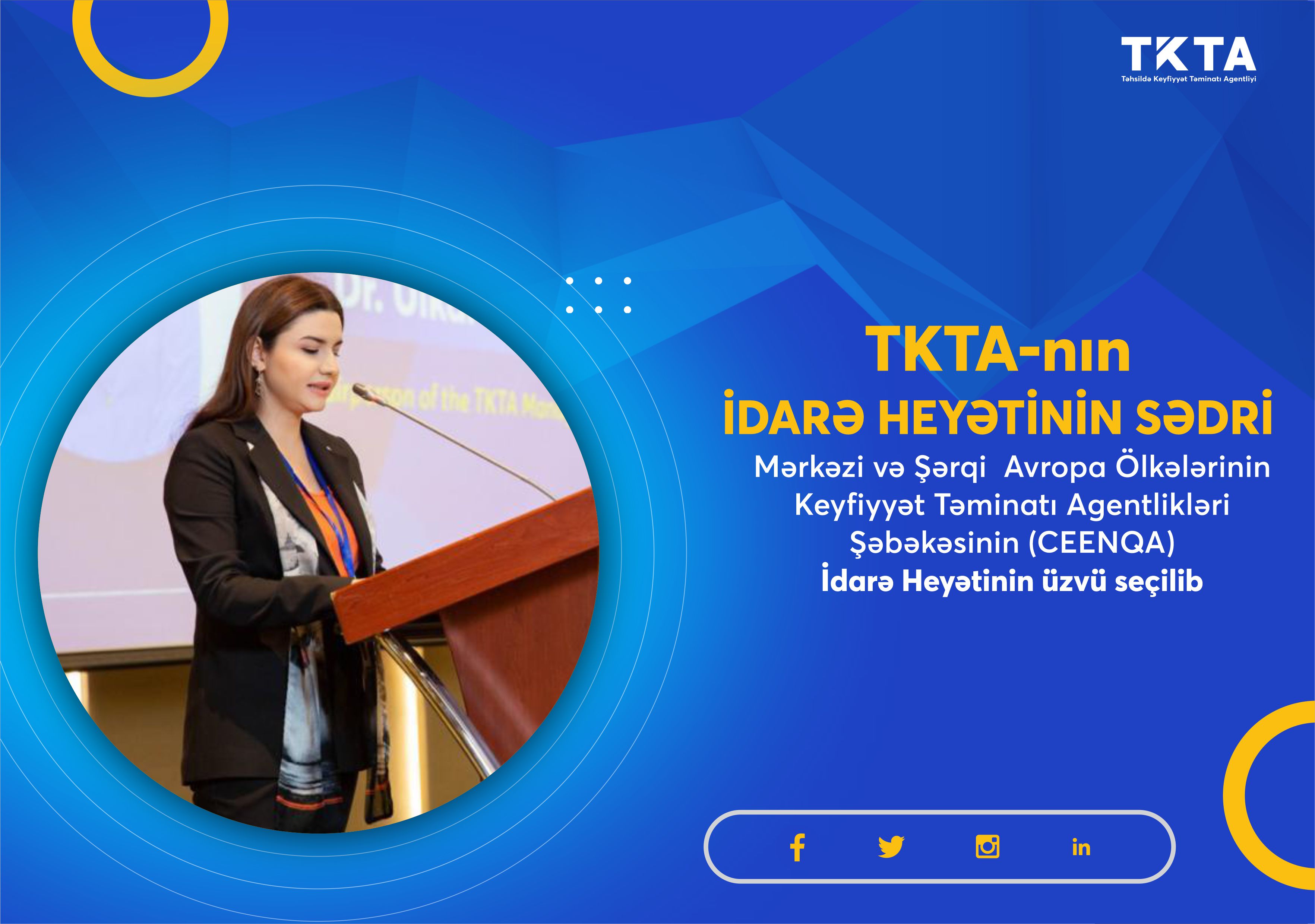 CEENQA şəbəkəsinin idarə heyətində azərbaycanlı üzv