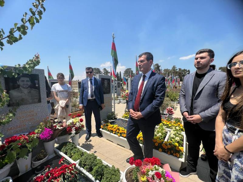 UNEC-in şəhid məzununun xatirəsi anıldı
