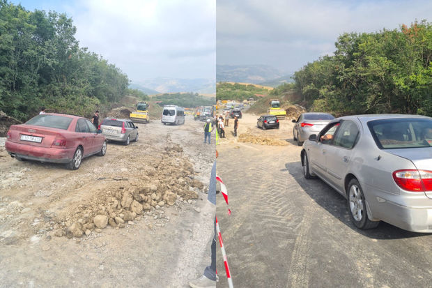 Bakı-Şamaxı-Qəbələ yolu açıldı - FOTO