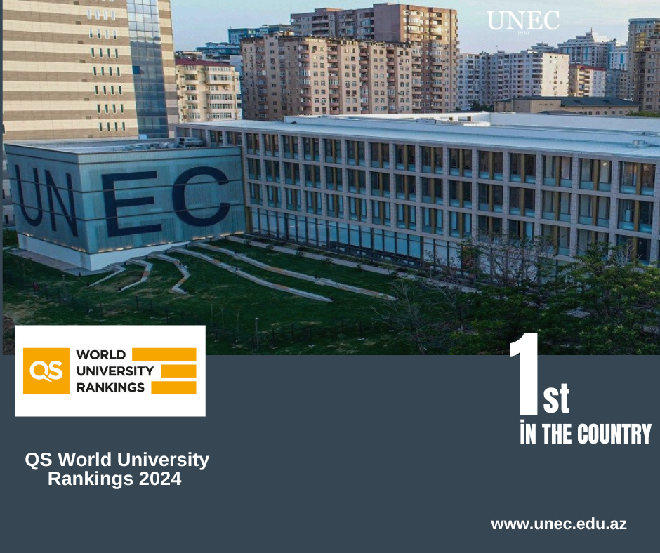 UNEC Dünya Universitetlər Reytinqində ölkə birincisi oldu