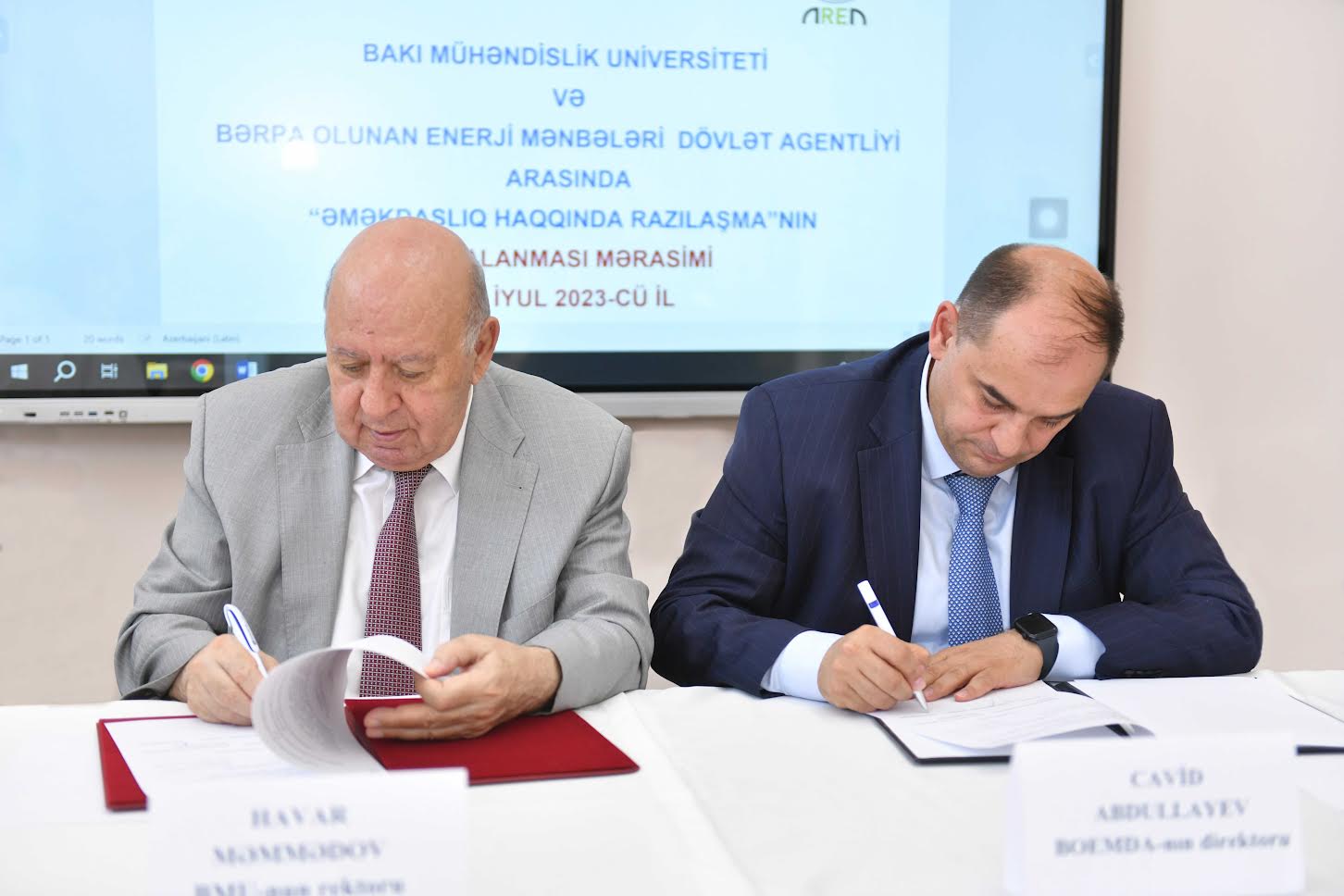 BMU-dan daha bir əməkdaşlıq 