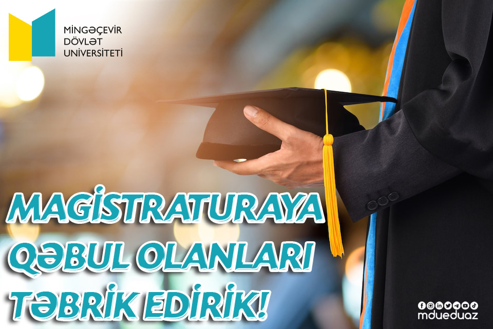 Rektor magistraturaya daxil olan tələbələri təbrik edib