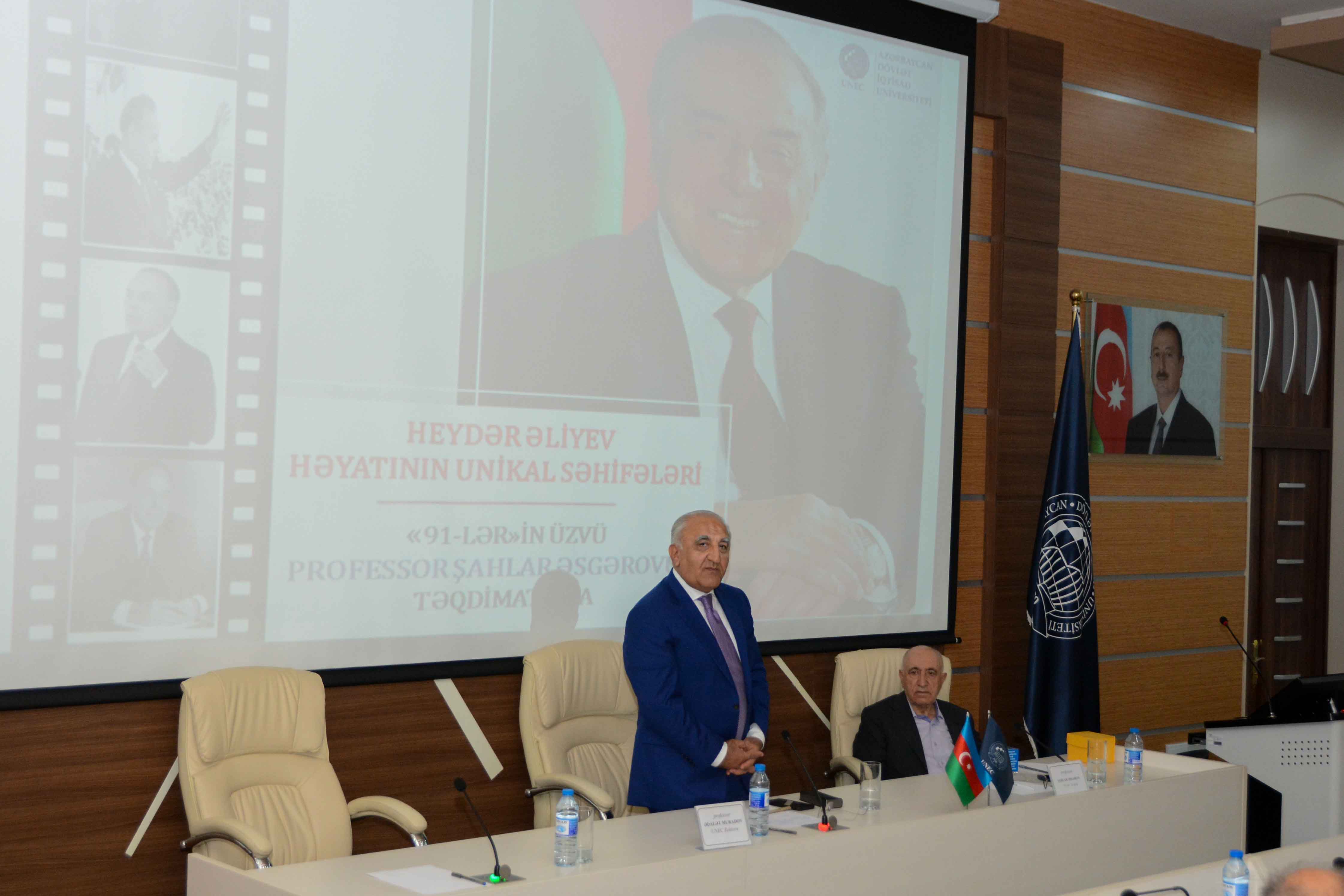 UNEC-də Heydər Əliyevə həsr olunmuş tədbir keçirilib