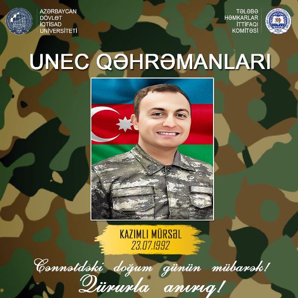 UNEC-in şəhid məzunu anılıb