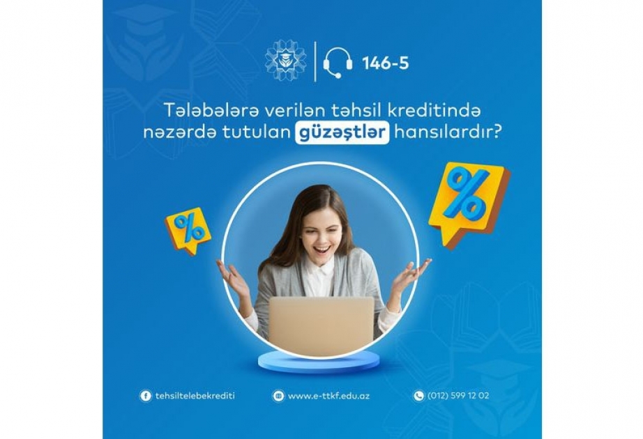 Təhsil kreditində güzəştlər nəzərdə tutulub