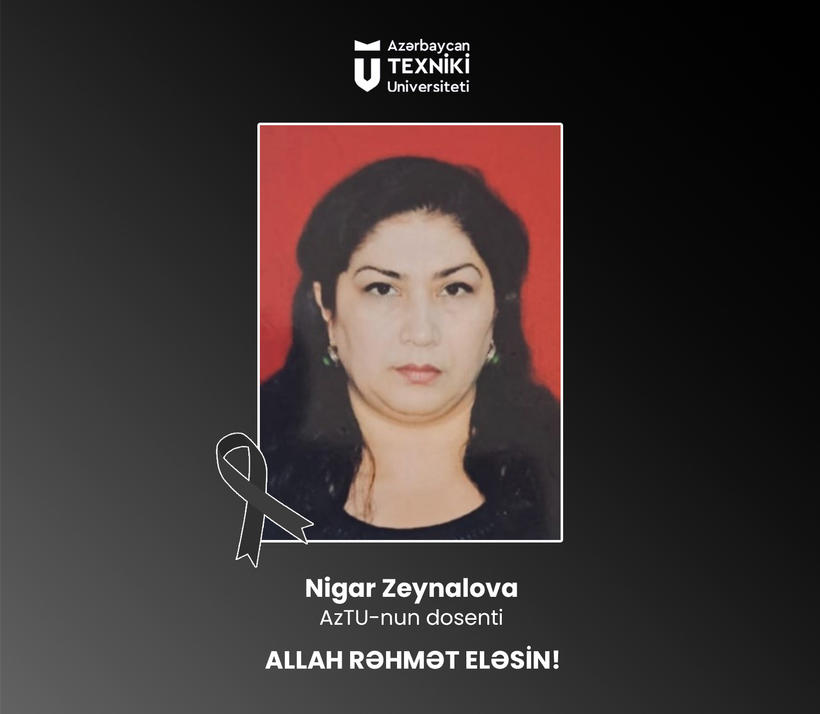 AzTU-nun dosenti vəfat edib