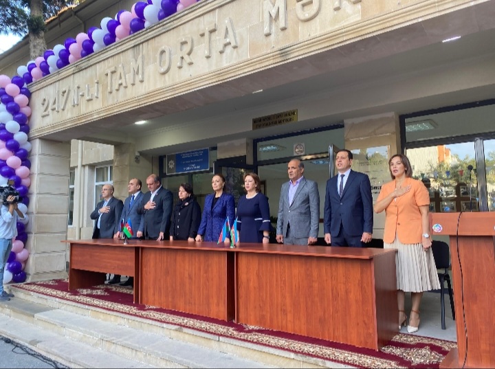 BŞTİ müdiri ilk dərs günündə...- FOTOLAR