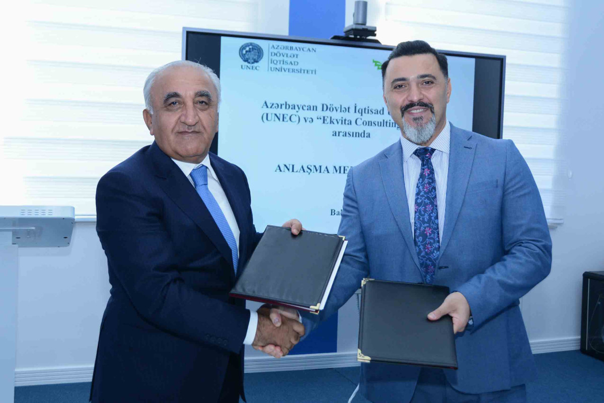 UNEC ilə Ekvita Consulting arasında memorandum imzalanıb