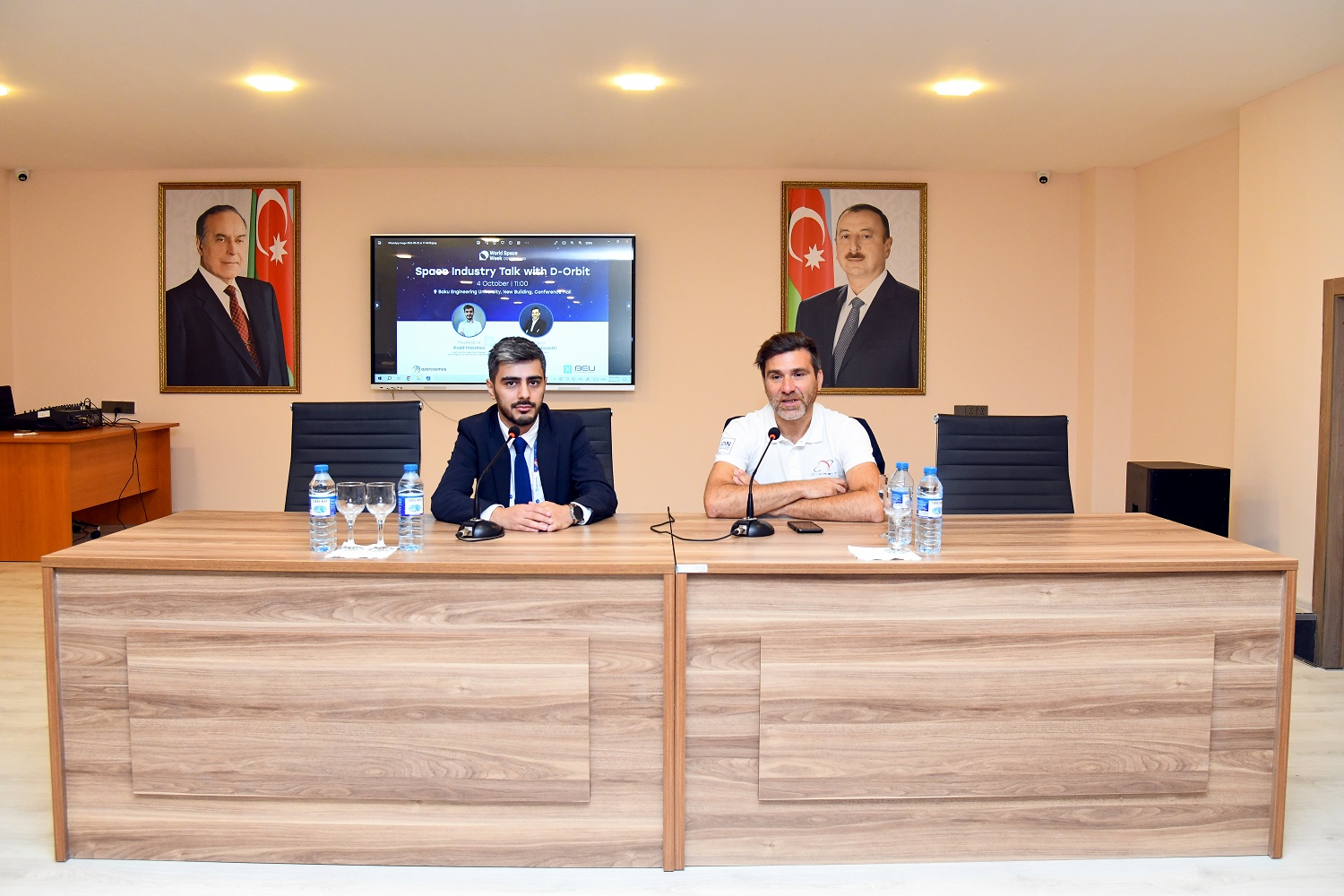 İtaliyanın vitse-prezidenti BMU tələbələri ilə görüşüb