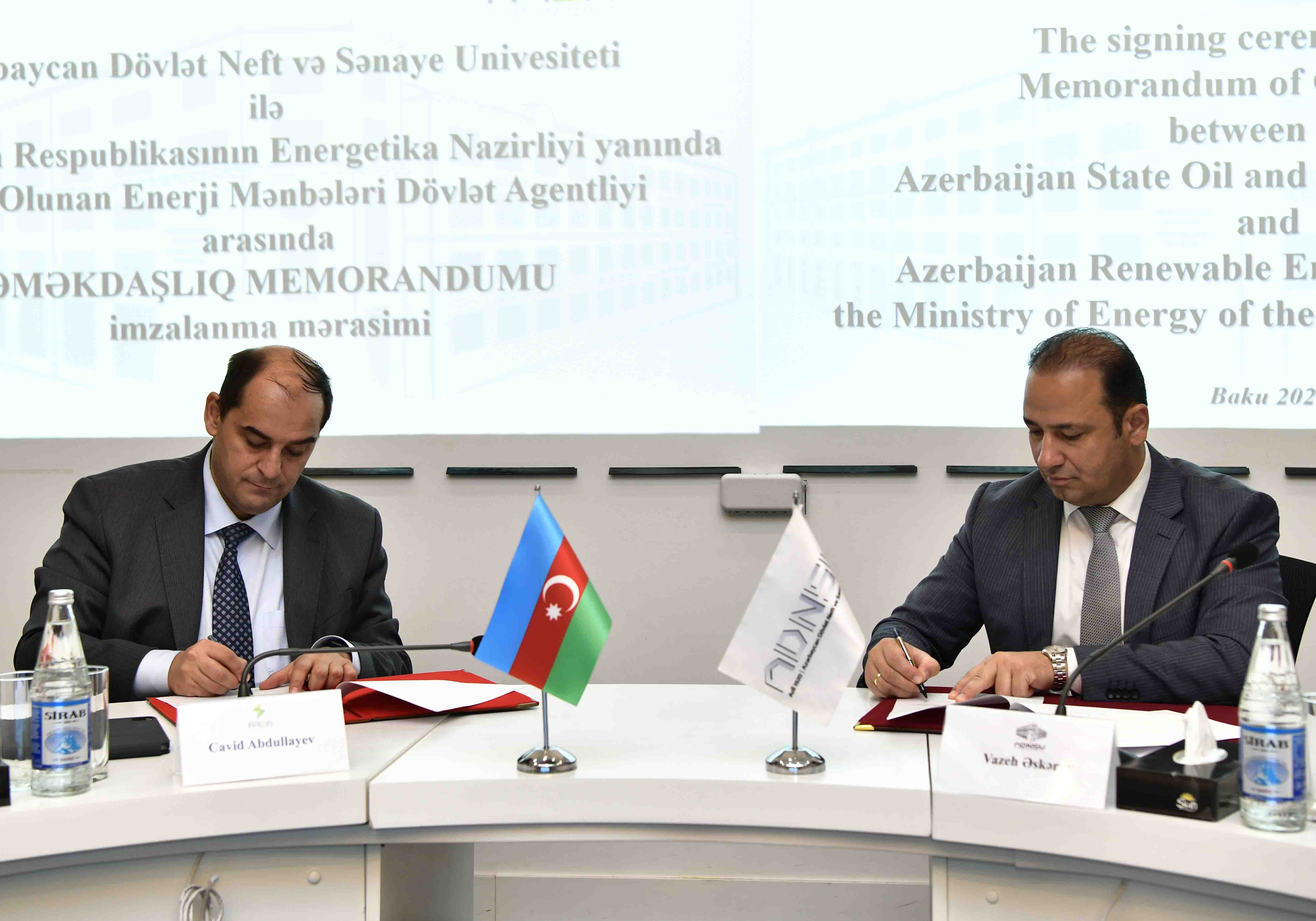 ADNSU ilə AREA arasında əməkdaşlıq olub