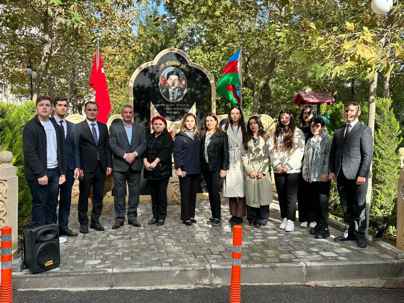 UNEC-in şəhid məzunu Teymur Zeynalovun xatirəsi anılıb