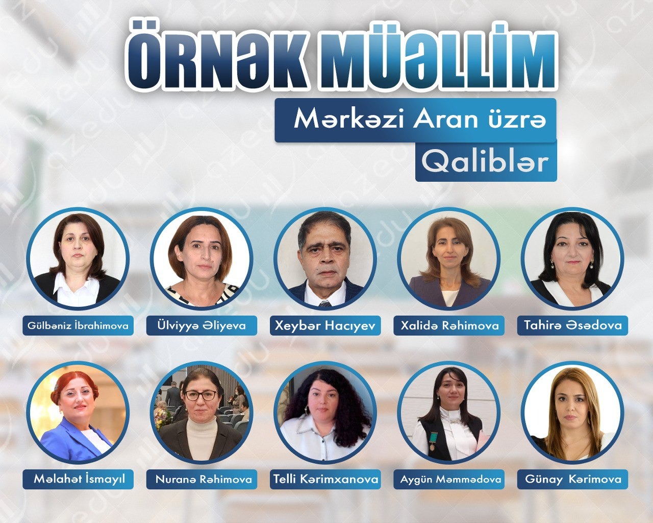 Mərkəzi Aranın “Örnək müəllimlər”i  