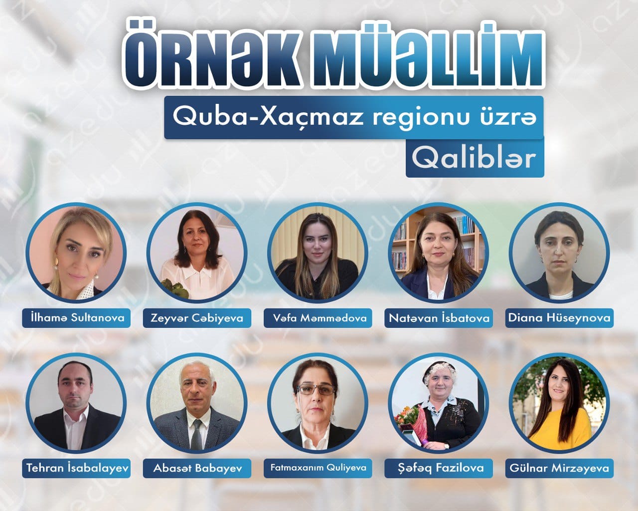 Quba-Xaçmazın “Örnək müəllimlər”i    