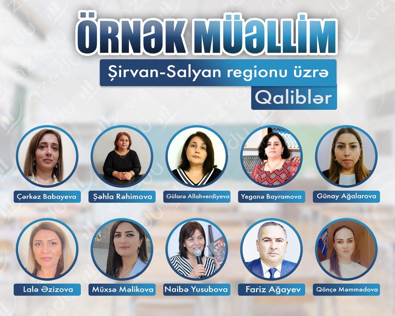  Şirvan-Salyanın  “Örnək müəllimlər”i  