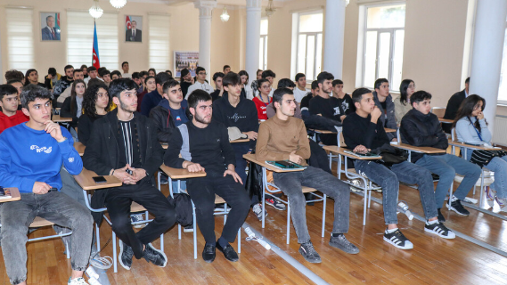 AzTU-da insan alverinə qarşı maarifləndirmə tədbiri keçirilib