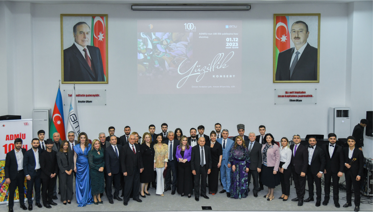 BMU-da Mədəniyyət və İncəsənət Universitetinin 100 illiyi qeyd olunub