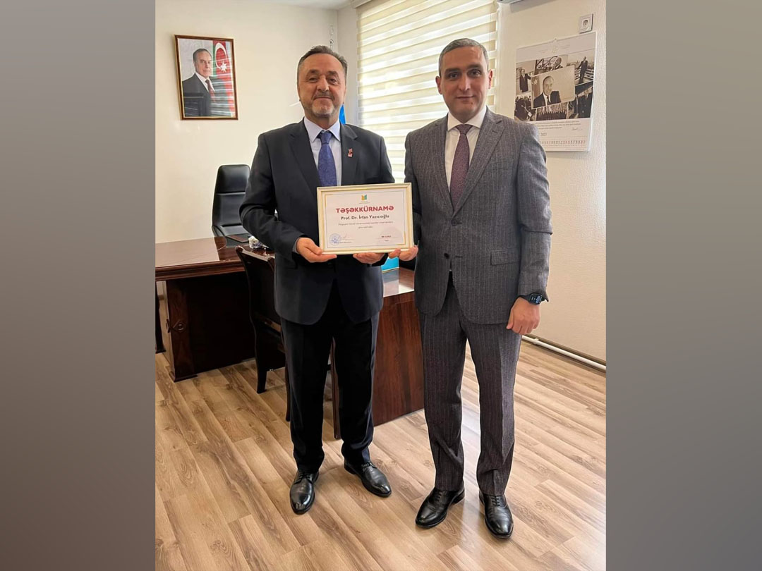 Ankara Haсı Bayram Veli Universitetinin dekanı MDU-da ustad dərs keçib