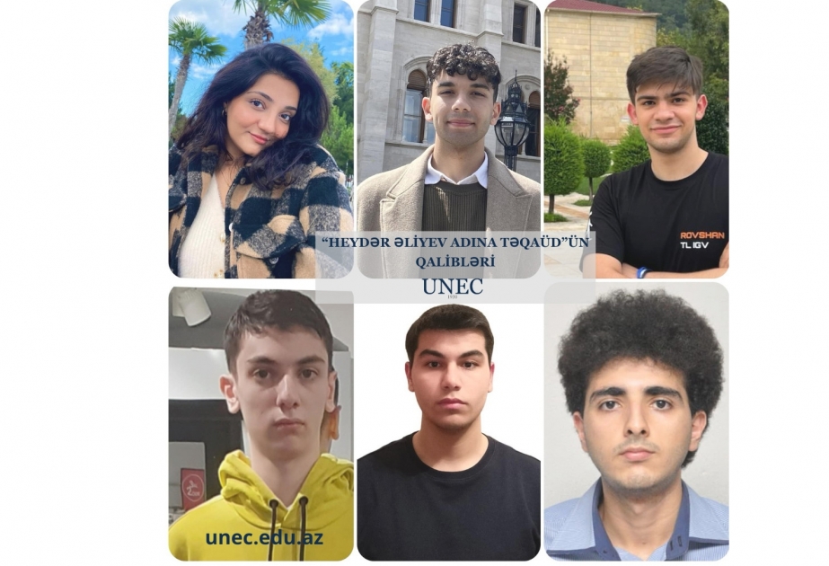 UNEC-in 6 tələbəsi “Heydər Əliyev adına təqaüd” qazanıb