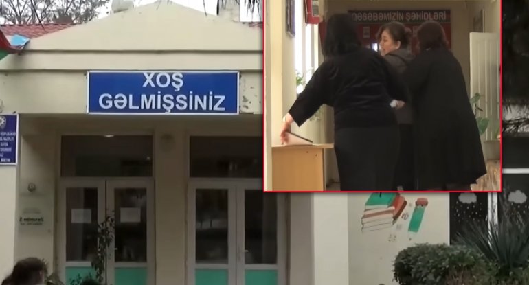 Məktəbdə QALMAQAL - Direktor müəllimi döyüb?