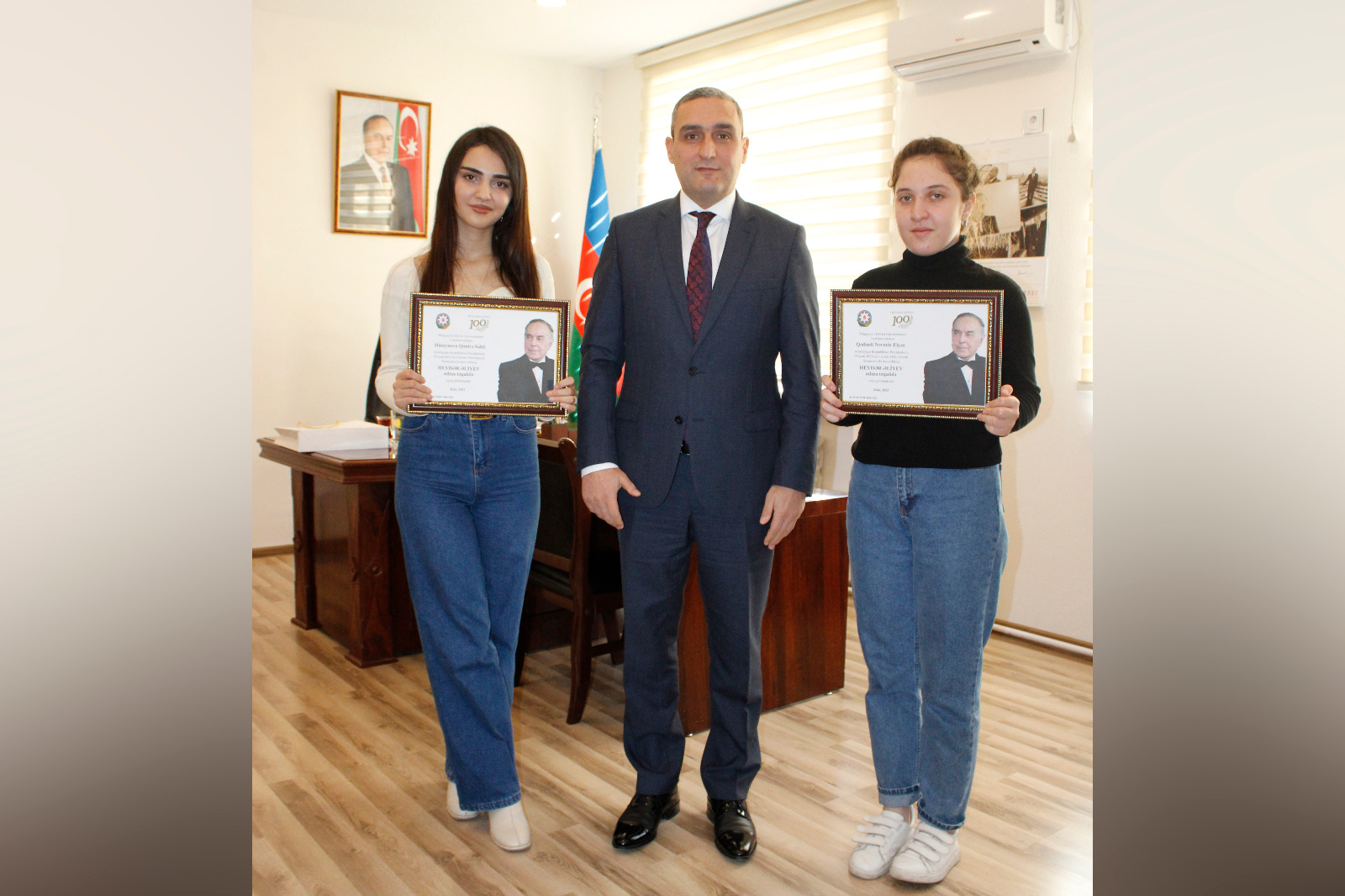 “Heydər Əliyev adına təqaüd”ə layiq görülən MDU tələbələri ilə görüş keçirilib