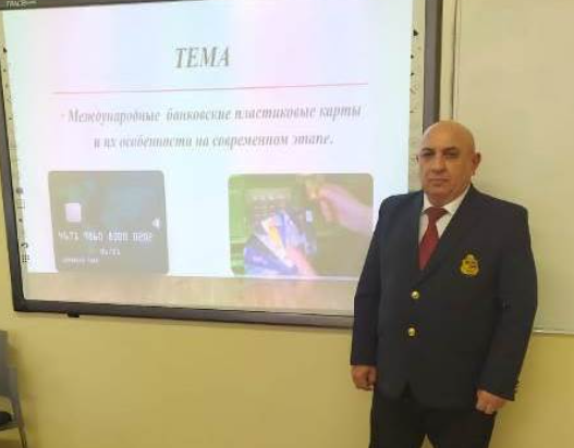 UNEC professoru Belarus universitetində mühazirə deyib