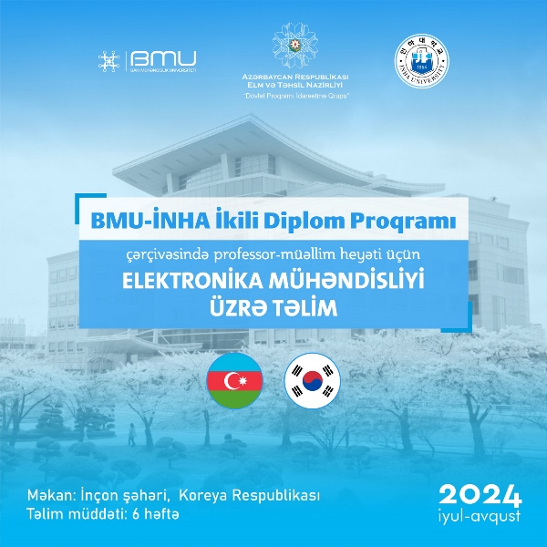 BMU ilə İNHA Universiteti arasında təlim təşkil olunacaq