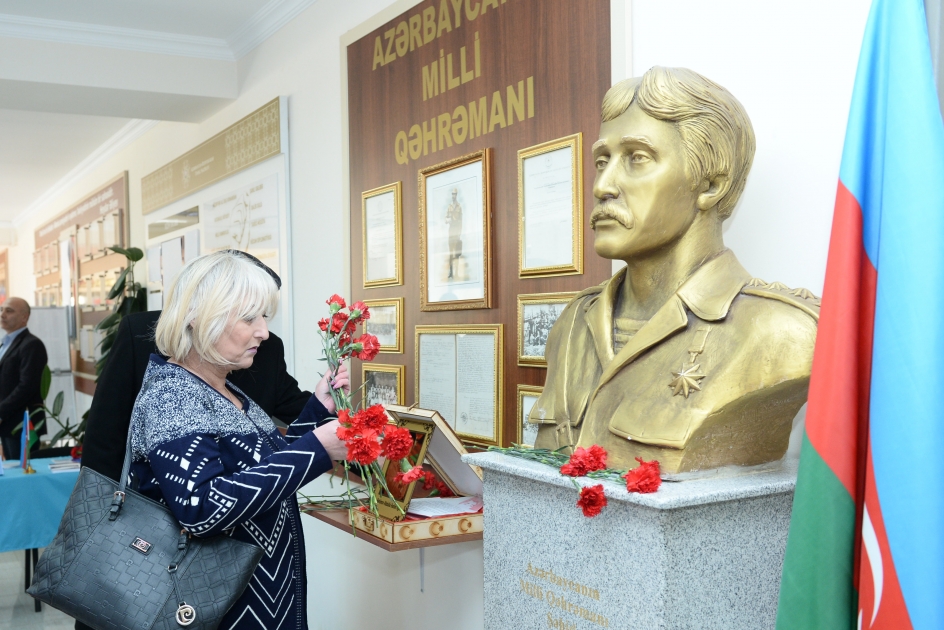 Şəhid Abdulla Rəhimovun adını daşıyan məktəbdə onun xatirəsi anılıb